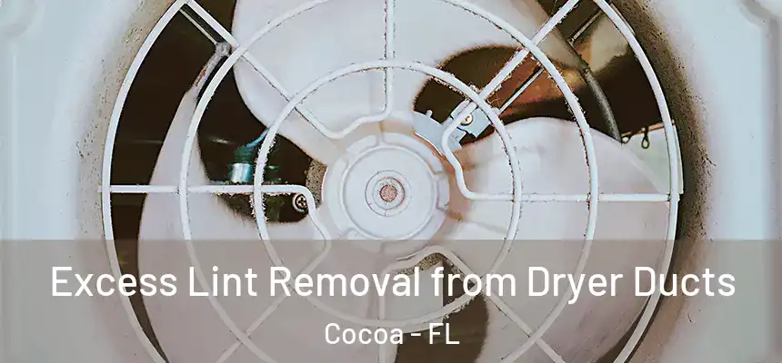 Excess Lint Removal from Dryer Ducts Cocoa - FL